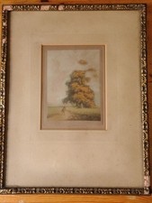 Antique Landscape Drawing –