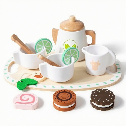 Wooden tea party - tea,