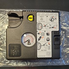 GENUINE MERCEDES TYRE PUNCTURE REPAIR PUMP MOBILITY COMPRESSOR INFLATOR 12V 180W