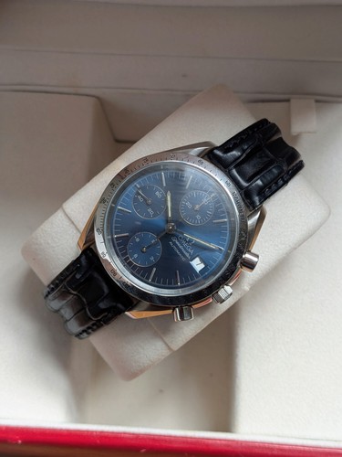 Omega speedmaster reduced blue - speedmaster,