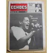 AL JARREAU BLACK ECHOES MAGAZINE FEBRUARY 19 1977 AL JARREAU COVER(EDGE WORN( (S