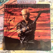 GARY NUMAN - WARRIORS - SIGNED