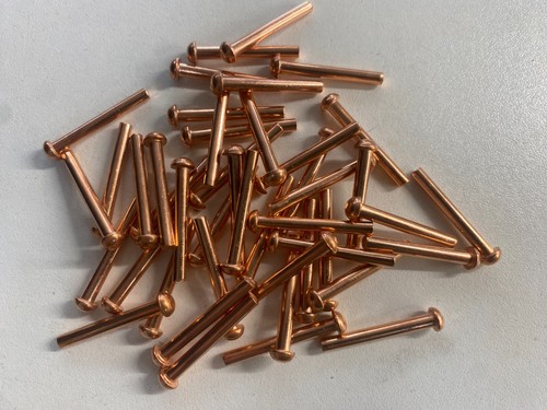 Copper round head - head, rivets