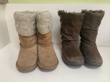 Women’s / Girls Next Tan Boots / Skechers Tone Up Brown Boots Bundle Size 2