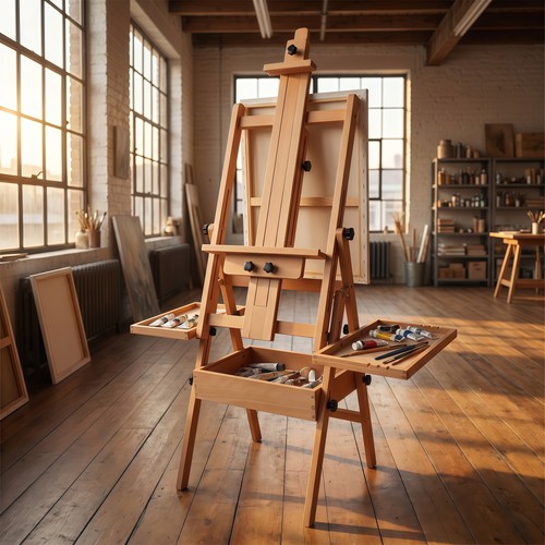 Tripod art easel - art,