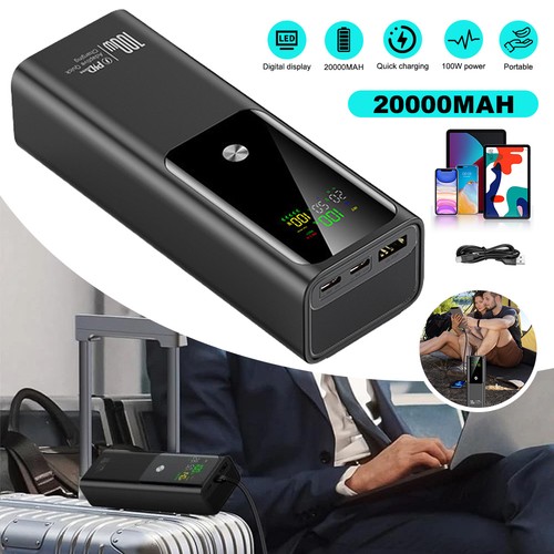 Bank power 20000mah 100w - bank,