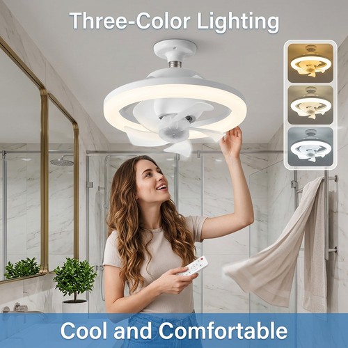 Led ceiling fan light 48w - led,