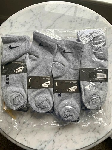 Nike grey logo crew - logo,