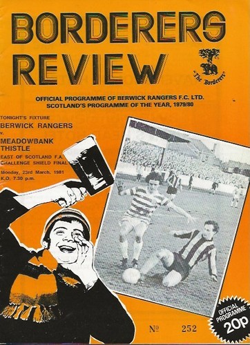 Berwick rangers meadowbank - berwick,