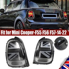 2* LED Tail lights For Mini Cooper F55 F56 F57 Union Jack Rear Lamp 2014-2022 UK