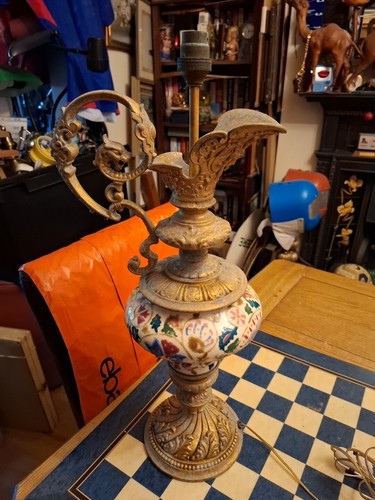 Upcycled antique rococo vase - upcycled,