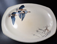 Midwinter Stylecraft WILD GEESE Peter Scott - 12" PLATTER - mid-century modern 2