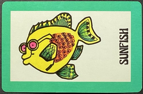 Sunfish cartoon vintage - vintage, 1975
