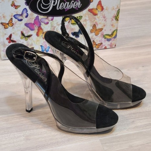 Pleaser lip 150 clear platform - pleaser,