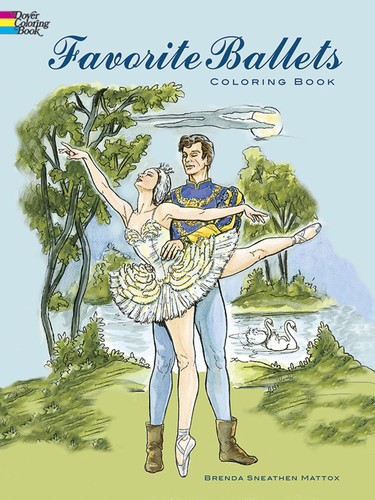 Ballet costumes coloring book - ballet,