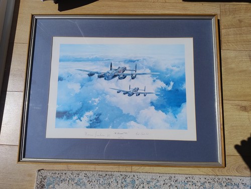 Framed print the lancaster - print,