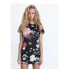 Zara XL Floral Mini Sheath