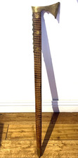 ANTIQUE AXE - INTRICATE BRASS