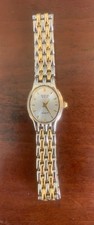Ladies Elegant Quartz Avia Q & V watch Gold and Silver colour. Working.