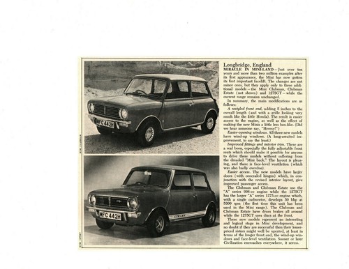 1969 mini clubman original - 1969,