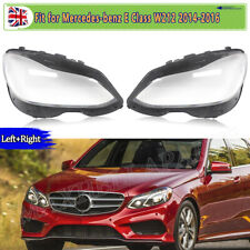 Pair Headlight Lamp Lens Cover