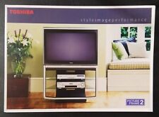TOSHIBA 2003 32ZP38 36ZP38 Electronics Television Product Catalogue Brochure