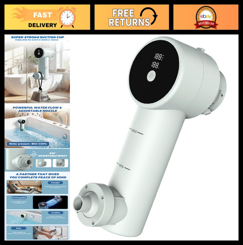 Portable cordless bath - portable, jets