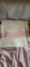 VINTAGE CREAM  WOOLLEN BLANKET