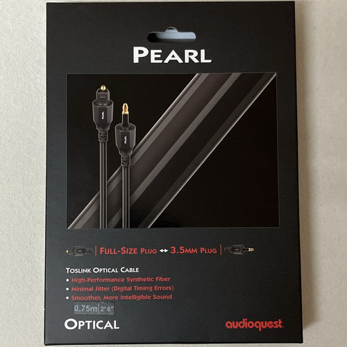 Audioquest pearl toslink fibre - toslink,