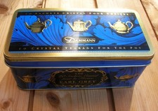 DAMMANN TEA BOX CADDY COLLECTIBLE RARE VINTAGE EARL GREY FRANCE