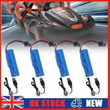 4Pcs 3.7V 800mAh Li-ion