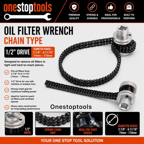 Oil filter double - filter, wrench