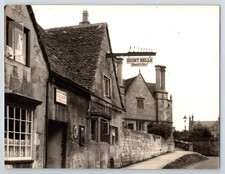 Antique 8.5" X 6.5" Cotswold Photo: Chipping Campden's Eight Bells Inn.