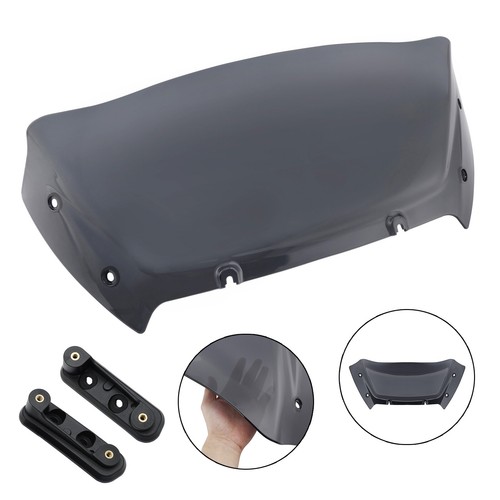 Windshield with bracket - 9",
