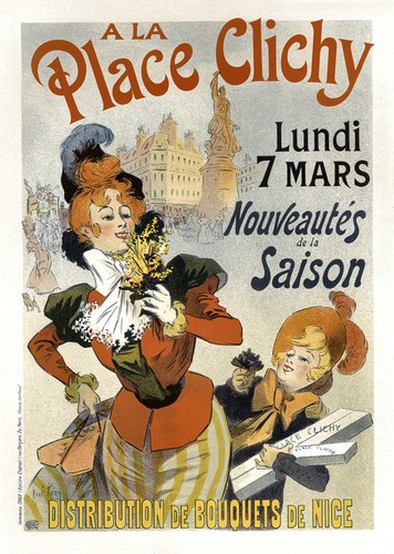 Vintage french art nouveau - art,