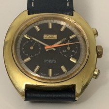 Very Rare Avia Olympic Chronograph Valjoux 7733. For Parts Or Repair. 