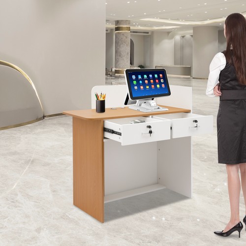 Modern front desk reception - modern,
