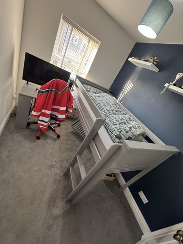 Solid quality single bed - bed, with