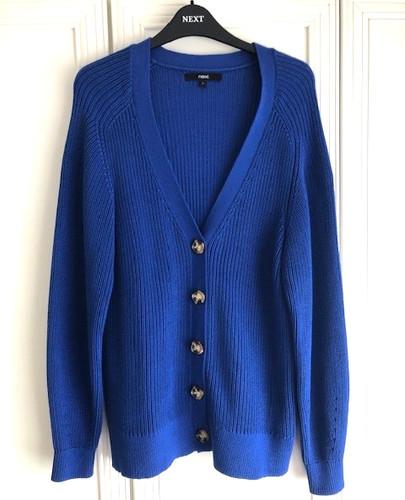 Next chunky knit cobalt - knit, blue