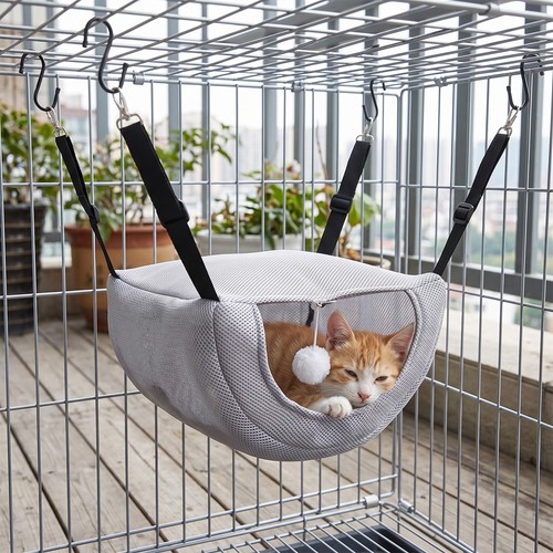 Cozy pet cat - cat, cave