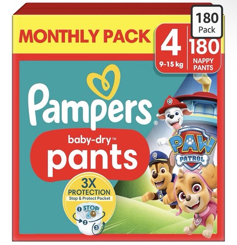 Pampers baby dry paw - baby-dry, patrol