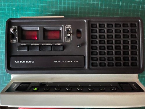 Vintage grundig sono clock 650 - sono,