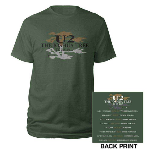 Shirt joshua tree - u2, logo
