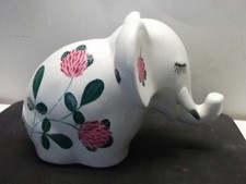 Plichta  Pottery Torquay Pottery - 14 cm Elephant  - Clover design