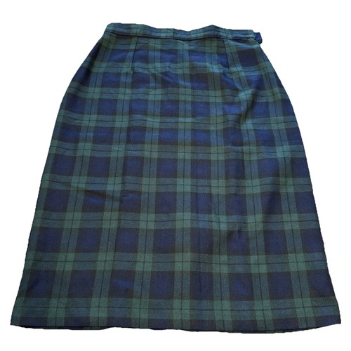 Vintage checked tartan skirt - checked,