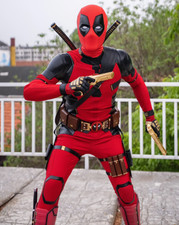 Deadpool Costume Cosplay Kids