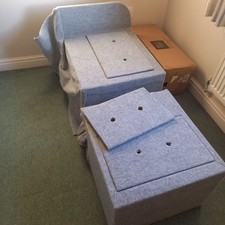 Campervan  two seat  bed boxes