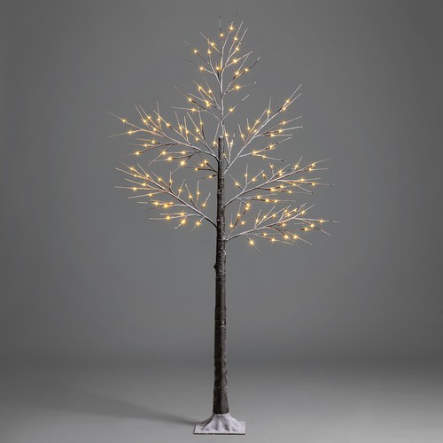 Snowy twig tree light - up, birch