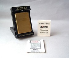 Vintage solid brass Zippo