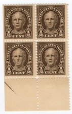 Scott #551 Nathan Hale Block